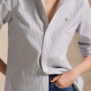 Ralph Lauren Blue Label Striped Button Down Shirt